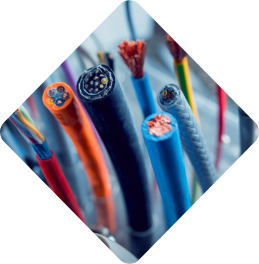 different color of wirings