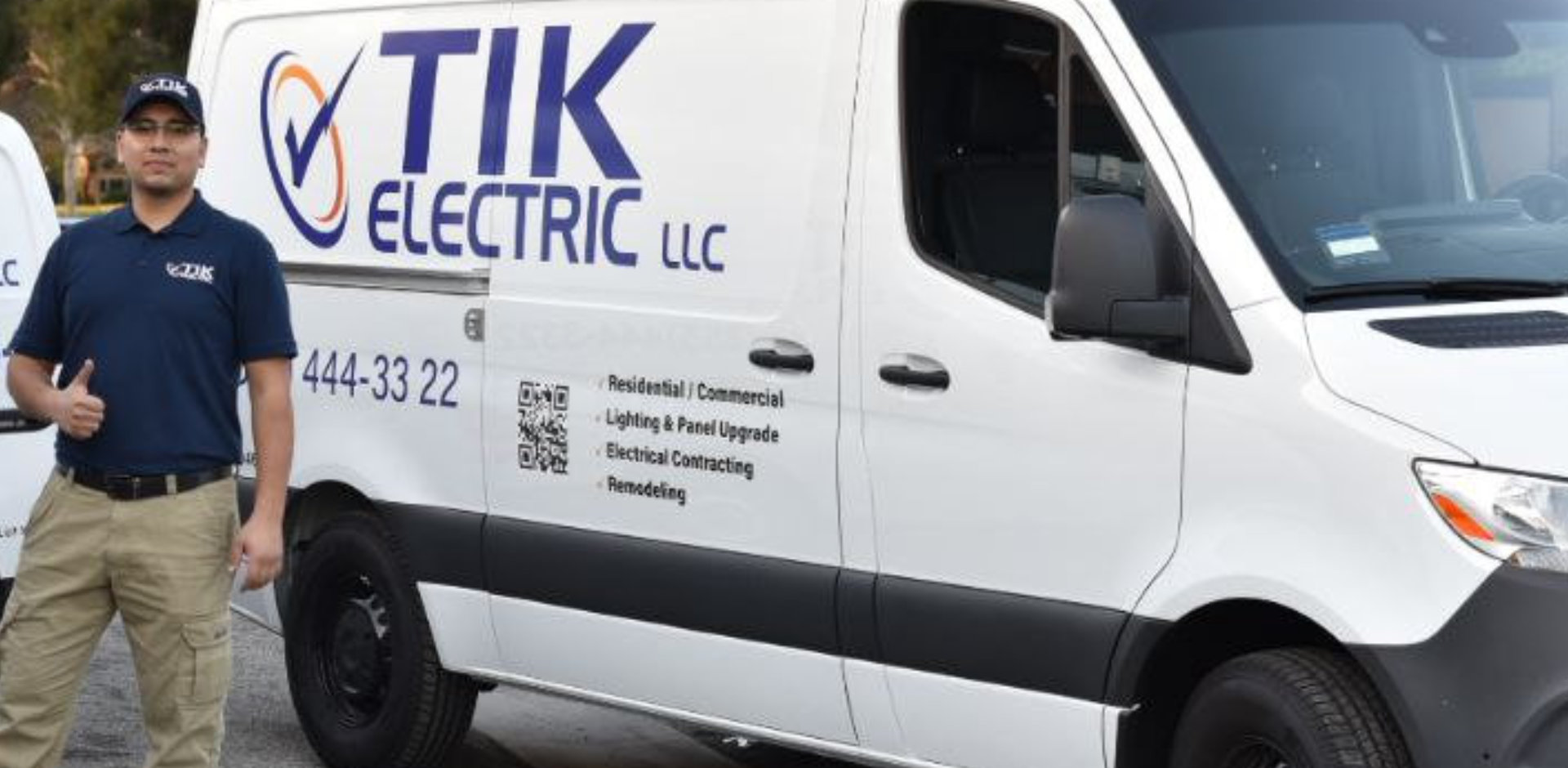 tik electric llc woker smiling