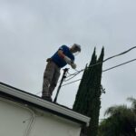 Flicker — Encino: Loose neutral at panel corrected; dimmer replaced with compatible unit—stable lighting.