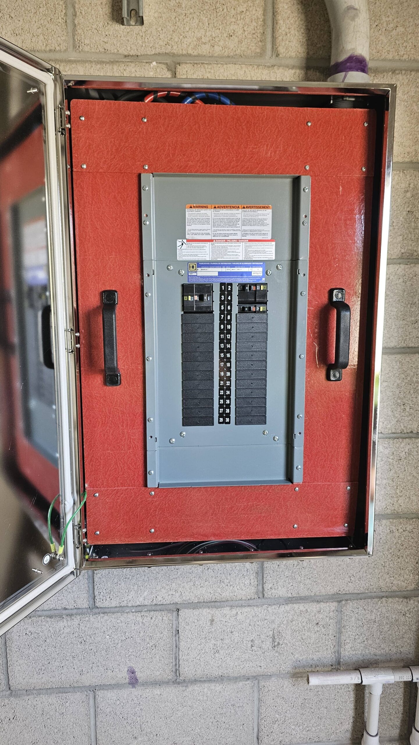EV-ready home: 200A main panel upgrade with spare capacity for Level 2 charger (Reseda)