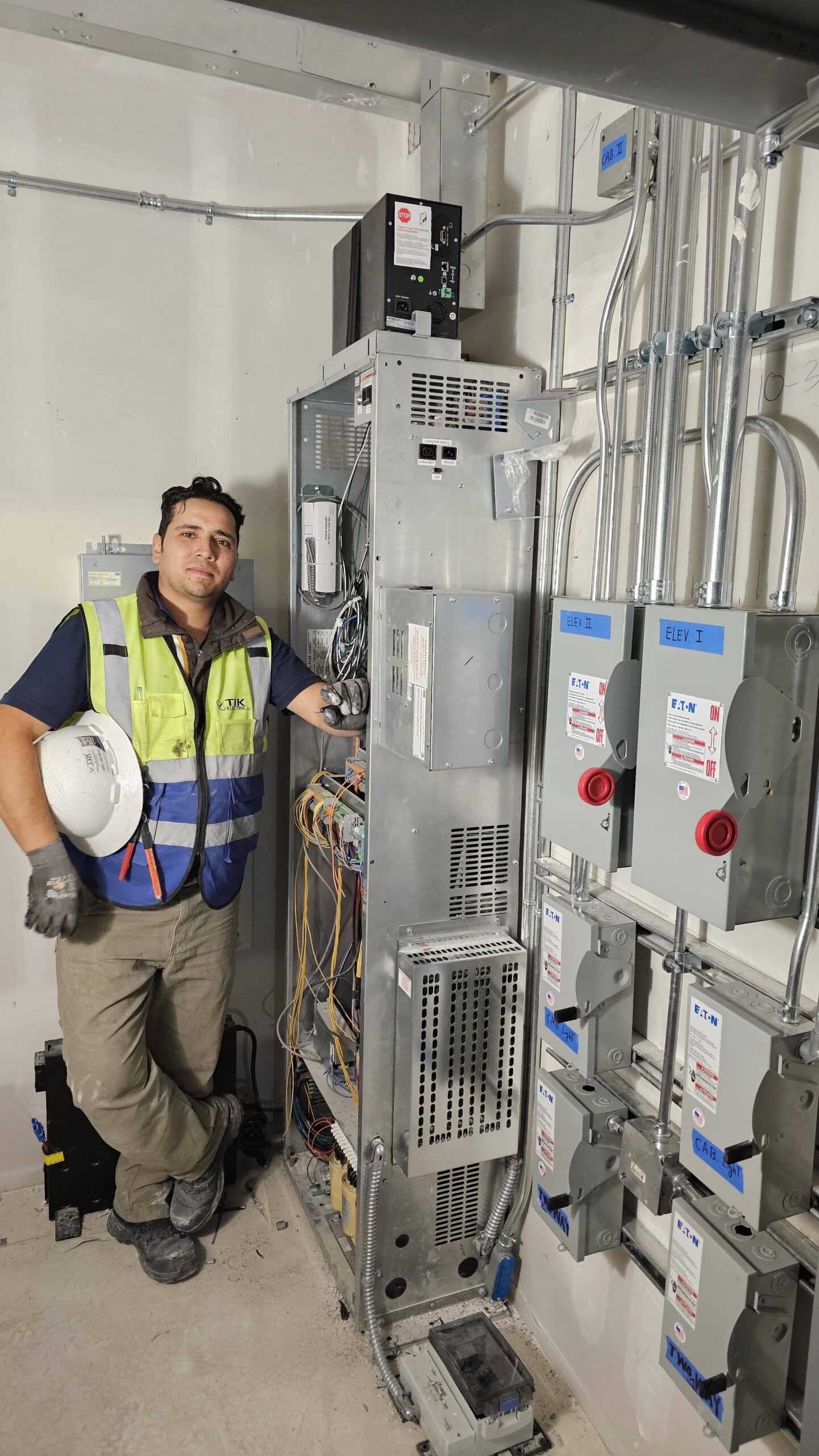 Before: crowded 100A panel • After: tidy 200A upgrade with labeled breakers (Reseda)