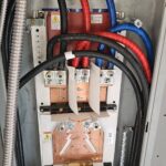 Panel relocation in Sherman Oaks with code-clear working space and neat exterior conduit