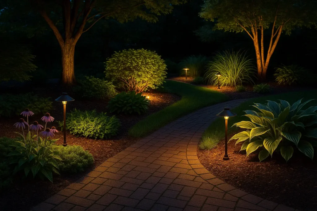 landscape lighting garden