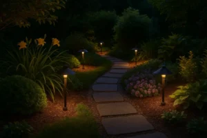 Garden Landscape Lighting in Los Angeles
