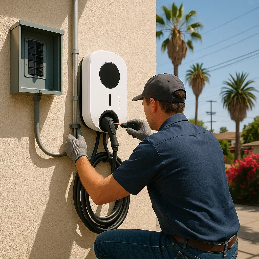 ev charger installations -Electrician LA